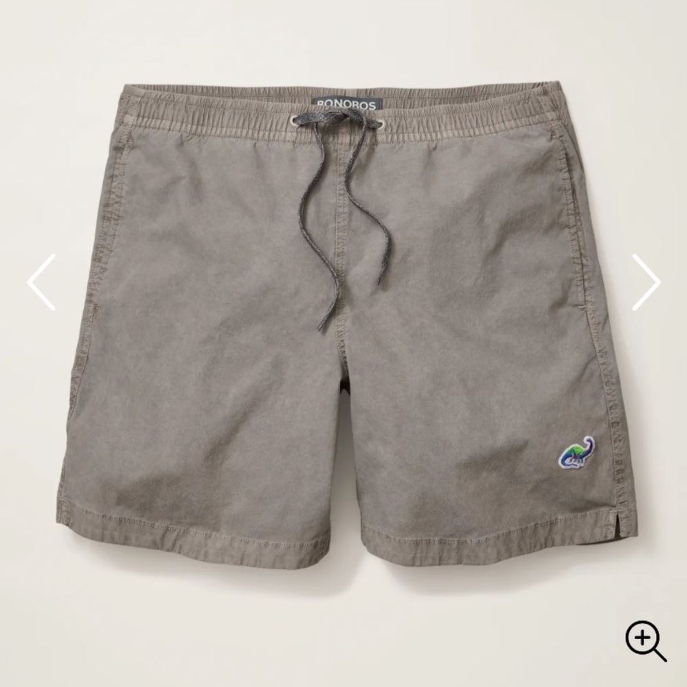 Bonobos - NWT- Anywhere Short E Waist - 7 inch - Grey - XL